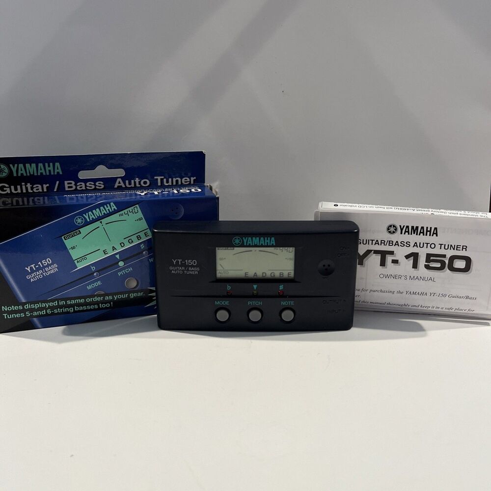 Yamaha YT-150 Guitar / Bass Auto Tuner Tested